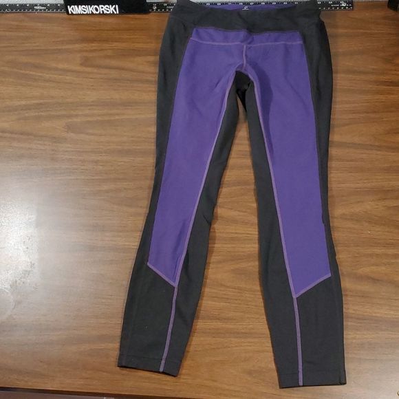 Prana • Gabi Indigo/Purple/Black Full Length Leggings Size Small - Picture 2 of 9